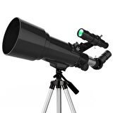 Nikula 400x70mm Açıklıklı Refrakter Teleskoplar (15x-150x), Telefon Adaptörlü Reflex