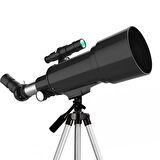 Nikula 400x70mm Açıklıklı Refrakter Teleskoplar (15x-150x), Telefon Adaptörlü Reflex