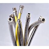 Ocak Fırın Doğalgaz Bağlantı Fleksi Extra Korumalı Hortum 1 Metre