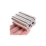 N35 25x10/5.5x5 Mm Neodyum Mıknatıs 50 Adet, Yuvarlak, Nikel Kaplamalı Kaliteli Ve Dayanıklı Ürün