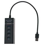 Çok Amaçlı 4 Port Girişli Güçlü Usb 3.0 Port Çoklayıcı Adaptör Switch Splitter Hub 1.2m Kablo