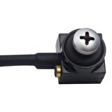 Pm-19312 3.6 Mm 800 Tvl 1/4 Sensör Mikrofonlu Vida Tip Mini Kamera
