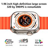 Ws28 Ultra 49mm Siri Tansiyon Ateş Nabız Ölçer Akıllı Saat