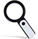 Nikula-30x -12ışıklı Büyüteç Taşınabilir Çıft Katmanlı Optik Cam Okuma Büyüteç 2290-18
