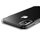 Gpack Apple iPhone Xs Kılıf Coss Şeffaf Sert KapakNano Glass