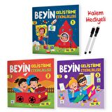 3-6 Yaş Beyin Geliştirme Etkinlikleri YAZ-SİL Kitaplar