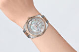 ESSENCE DUAL TİME FONKSİYONLU ROSE ÇELİK 3 ATM SU GEÇİRMEZ 38MM KADIN KOL SAATİ