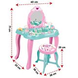 Pilsan Sihirli Kelebek Oyuncak Makyaj Masası - Pembe