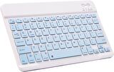 Concord Smartpad C-708 7" Uyumlu Kablosuz Bluetooth Şarj Edilebilir Mini Q Klavye - Mavi