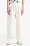 Erkek Çocuk Wide Leg Standart Paça Gabardin Pantolon