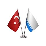 Dağlık Altay İkili Masa Bayrağı