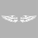 Çift Kanat Oto Logo Sticker  17x17 Cm Beyaz