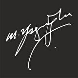 Muhsin Yazıcıoğlu İmza Sticker17x17 Cm Beyaz