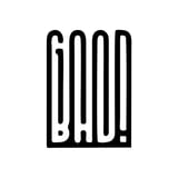 Good Bad Sticker17x17 Cm Siyah