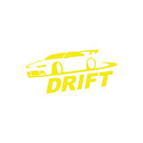 Drit Araba Sticker17x17 Cm Sarı