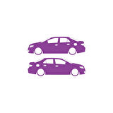 Basık Corolla Sticker 17x17 Cm Mor