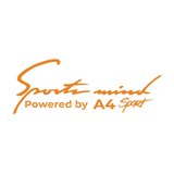 Sports Mind Audi A4 Sports Sticker 17x17 Cm Turuncu