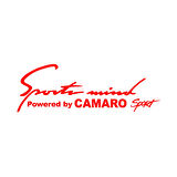 Sports Mind CHEVROLET CAMARO Sports Sticker 17x17 Cm Kırmızı