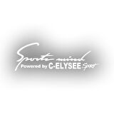 Sports Mind CITROEN C-ELYSE ESports Sticker 17x17 Cm Beyaz