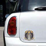 Viking Sticker 10x10 cmRenkli Sticker