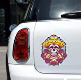 Kurukafa Sticker 4 10x10 cmRenkli Sticker