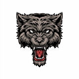 Bozkurt Sticker 10x10 cmRenkli Sticker