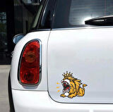 Kral Aslan Sticker 10x10 cmRenkli Sticker