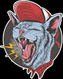 Kedi Sticker 10x10 cmRenkli Sticker