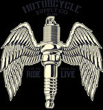 Kanatllı Motor Parçaları 4 Sticker 10x10 cmRenkli Sticker