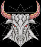 Boynuzlu Keçi Sticker 10x10 cmRenkli Sticker