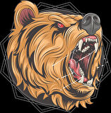 Üçgen içinde Ayy Sticker 10x10 cmRenkli Sticker