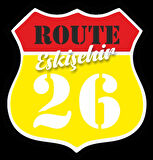 26 Eskişehir Sticker 10x10 cmRenkli Sticker