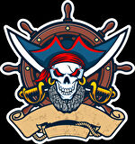 Korsan Sticker 10x10 cmRenkli Sticker