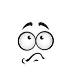 Yüz İfadesi 10x10 cm Renkli Sticker