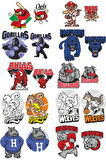 Takım Maskotları Sticker Set-1 20 Parça Telefon, Tablet, Defter, Laptop Sticker