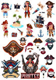 Korsanlar Sticker Set 15 Parça Telefon, Tablet, Defter, Laptop Sticker