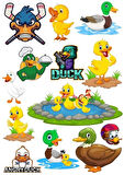 Ördek Temalı Sticker Set-1 13 Parça Telefon, Tablet, Defter, Laptop Sticker