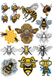 Arılar Sticker Set 6 15 Parça Telefon, Tablet, Defter, Laptop Sticker