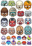 Farklı Yüzler Sticker Set 26 Parça Telefon, Tablet, Defter, Laptop Sticker