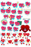Neşeli Kalp Sticker 1 35 Parça Telefon, Tablet, Defter, Laptop Sticker