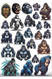 Goril Sticker Set 2