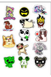 Kedi Köpek Sticker Set