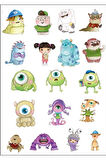 Canavarlar Sevimli Sticker Set 1