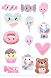 Sevimli Şekerler Sticker Set 2