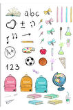 Okul Meteryalleri Sticker Set 2