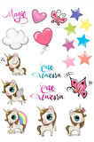 Unicorn Sticker Set