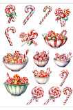 Şekerler Sticker Set -2
