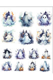 Sevimli Hayaletler Sticker Set -2