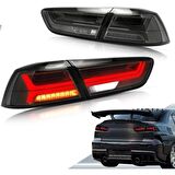 Mitsubishi lancer arka stop lambası ledli smoke 2008+