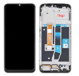 Tkgz - Oppo A16 Uyumlu Lcd Ekran Dokunmatik SERVİCE - PACK - FULL ÇITALI
